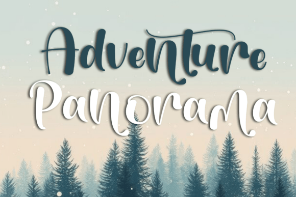 Adventure Panorama: A Crafting Font That Captures a Luxurious Glow