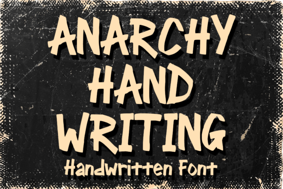 Anarchy Handwriting: An Electric Display Font for Digital Brands