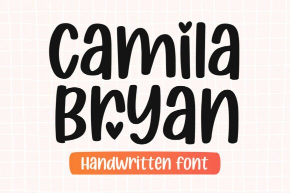Camila Bryan: A Handwritten Font for Modern Crafters