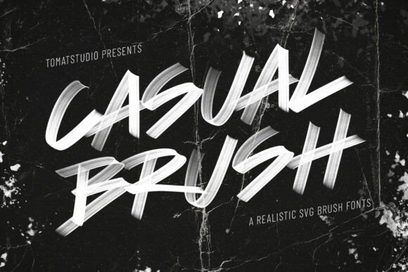 Casualbrush: A Dynamic Brush Font for Digital Design
