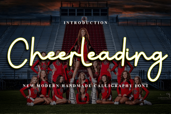 Cheerleading: A Festive Typeface for a Polished Brand