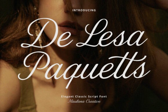 De Lesa Paquetts: A Digital Typeface for Sophisticated Branding