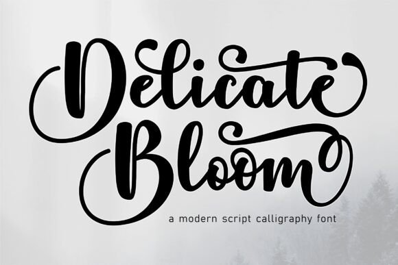 Delicate Bloom: An Elegant Font for Editorial Stories