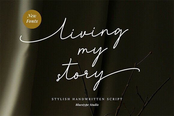 Living My Story: A Font That Brings Elegant Personality to Your Brand