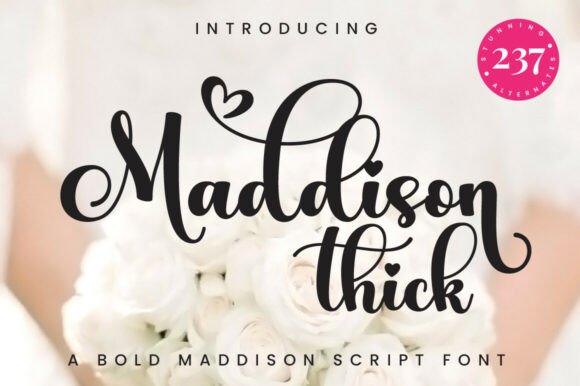 Maddison Thick: A Campaign Designer's Review of a Bold Script Font