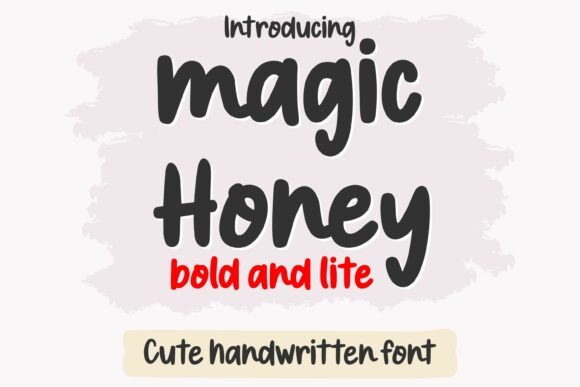Magic Honey: A Warm Handwritten Font for Editorial Stories