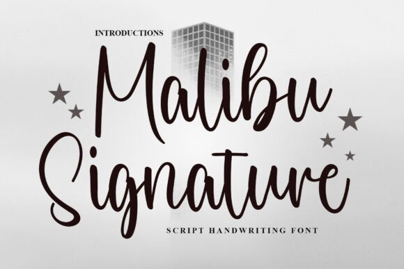 Malibu Signature Font: A Web Designer's Perspective