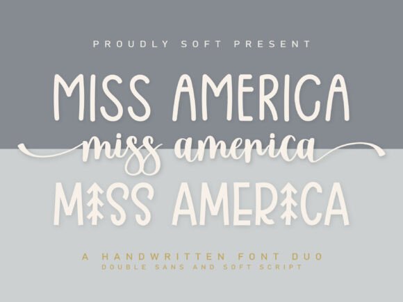 Miss America: A Cheerful Font for Campaign Visuals