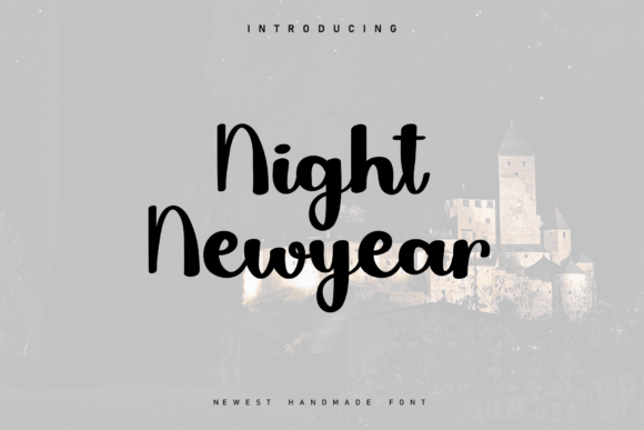 Night Newyear: A Script Font for Campaigns That Need Relaxed Energy