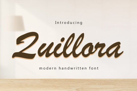 Quillora: A Script Font for Editorial Personality and Polish