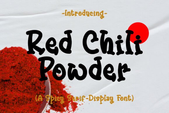 Red Chili Powder: The Handwritten Font for Heartfelt Products