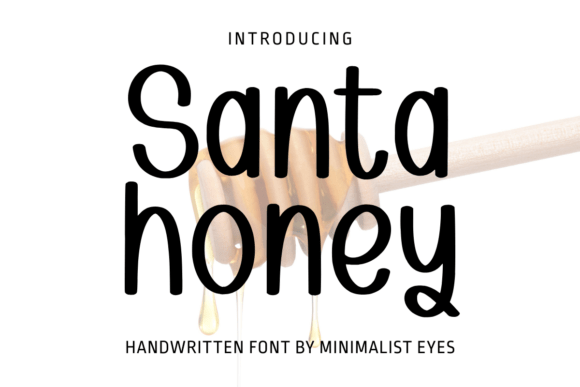 Santa Honey: A Playful Handwritten Font for Campaign Design