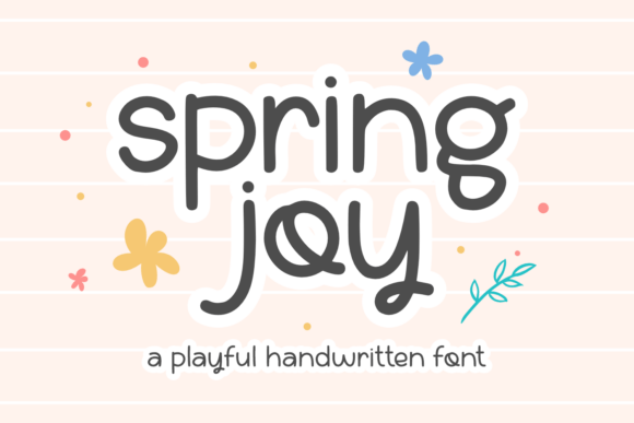 Spring Joy: A Font for Handmade Happiness
