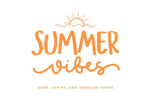 Summer Vibes Trio: An Editorial Font for Sunny Content