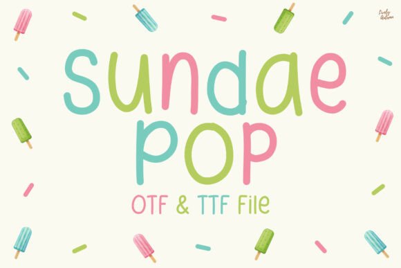Sundae Pop: The Craft-Friendly Font for Your Creative Business