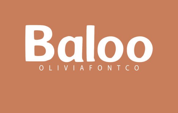 The Baloo Font: A Romantic Script for Crafters & Creators