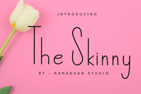 The Skinny: A Modern Handwritten Font for Editorial Design