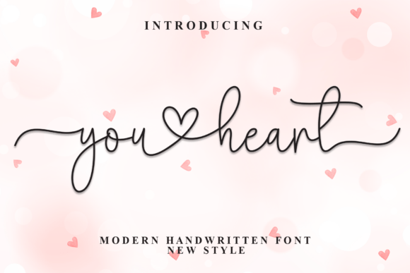 Using You Heart, a Script Font for Elegant Branding